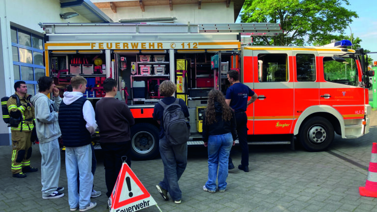 Besuch der Feuerwache Damm